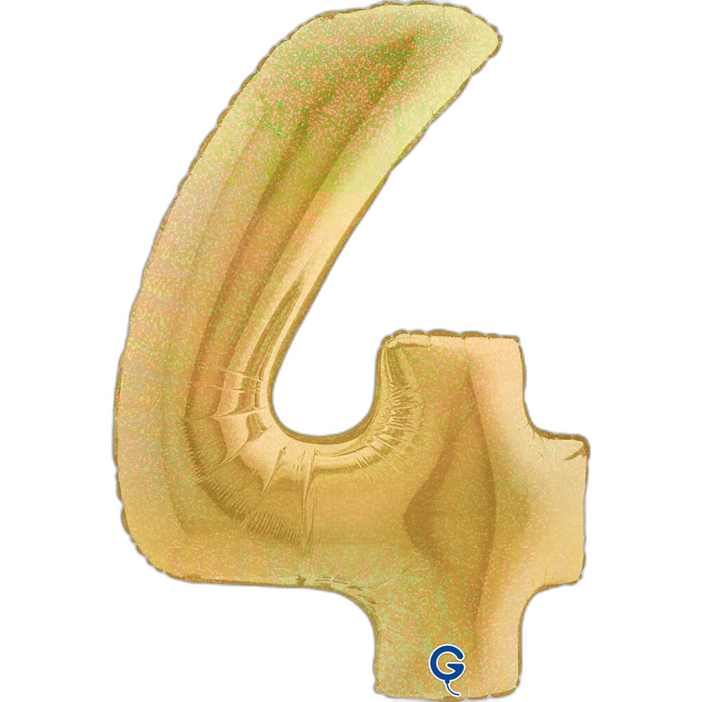 Grabo Cyfra 4 Glitter Holographic Gold 5
