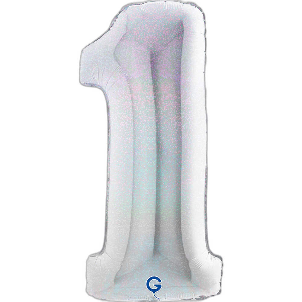Grabo Cyfra 1 Glitter Holographic Silver