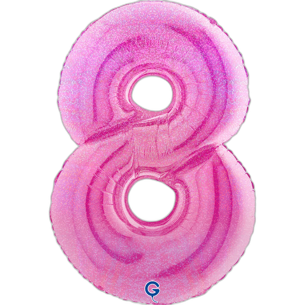 Grabo Cyfra 8 Glitter Holographic Fuxia