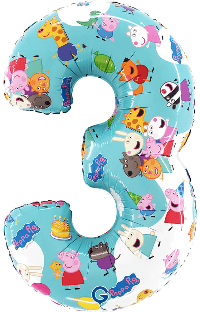 Grabo Peppa Pig - Number Three 26inc